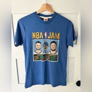 NBA Jam Steph Curry and Klay Thompson short sleeve tshirt